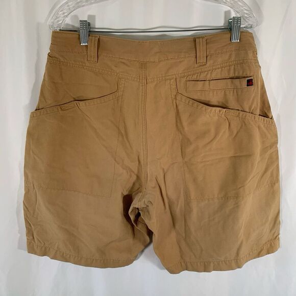 Woolrich Cargo Shorts Men's 34 Brown Snap Pockets Lightweight Cotton Blend - Picture 5 of 5